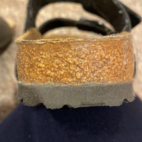 Birkenstocks, very lightly worn. Black size 39 - Picture 6 of 6